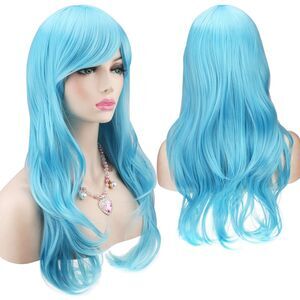 abigailandbleu 28 inch Fashion Wigs Long Wavy Curly Hair Cosplay Wig
